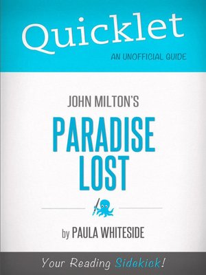 cover image of Quicklet on John Milton's Paradise Lost